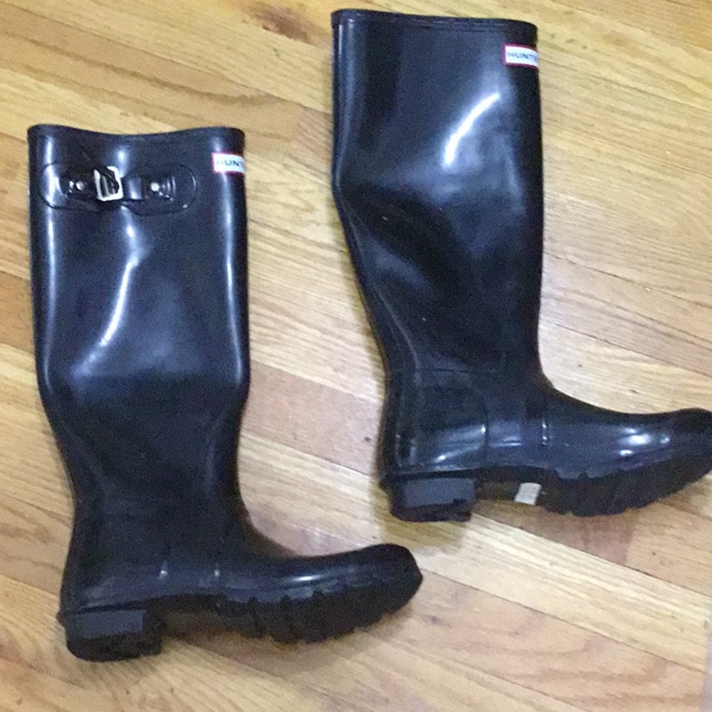 Hunter Black Rain Boots